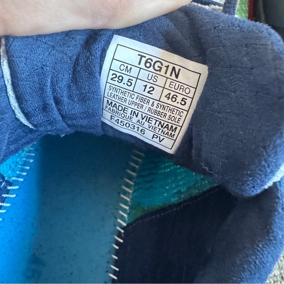 ASICS Gel Quantum 360 CM White Navy Safety Yellow RARE Size 12 Men Sneaker Shoes - Picture 7 of 13